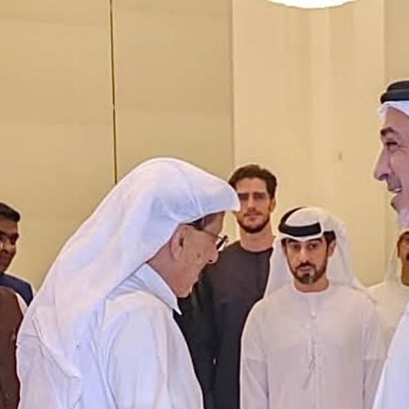 Guests in traditional dress at a Ramadan majlis in the UAE